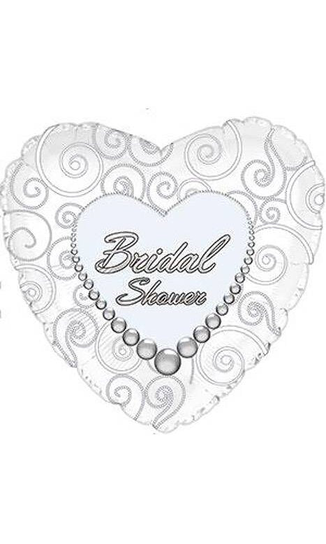 CTI 17" Bridal Shower Heart Balloon