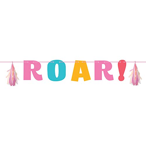 Girl Dinosaur Banner 4.5ft