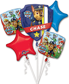Anagram Paw Patrol Balloon Bouquet 5ct