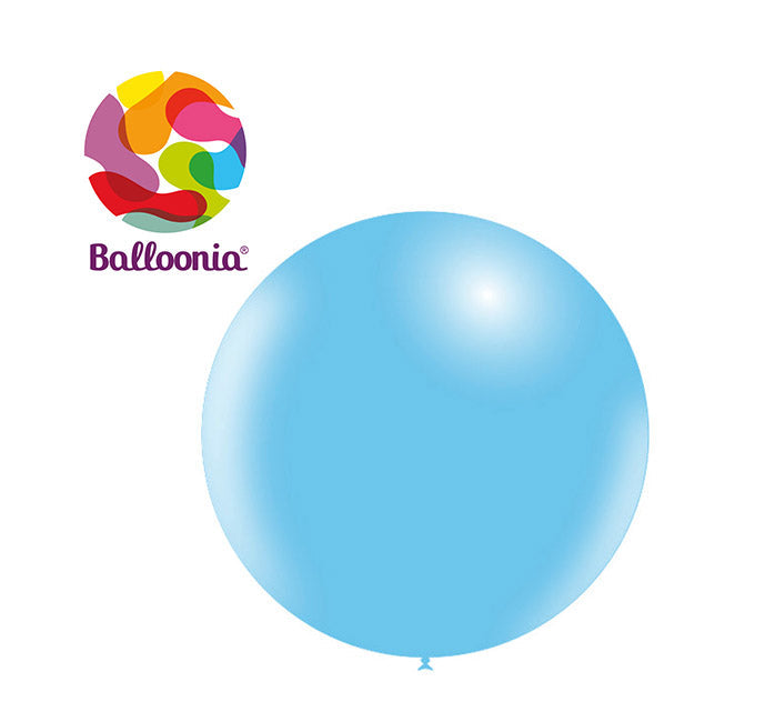 Balloonia 3ft Latex Sky Blue 5ct