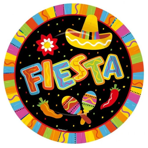 Fiesta Fun 10.5" Dinner Plates 8ct