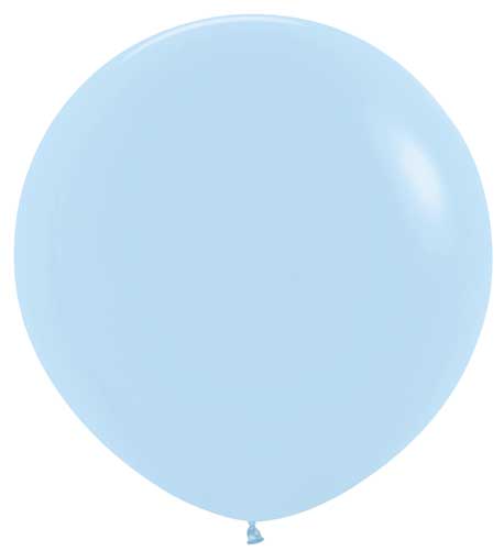 Betallatex 36" Pastel Matte Blue Latex Balloon 10ct