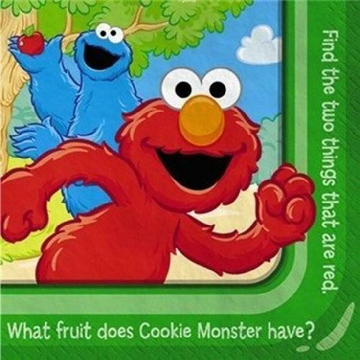Sesame Street Sunny Days Beverage Napkins 16ct