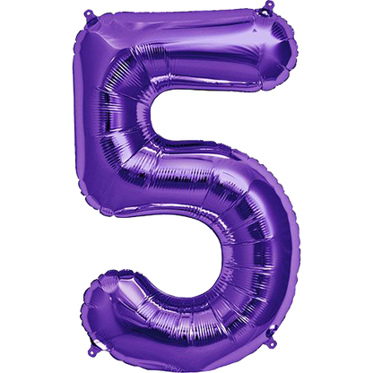 Party America 34" Purple Jumbo Numbers