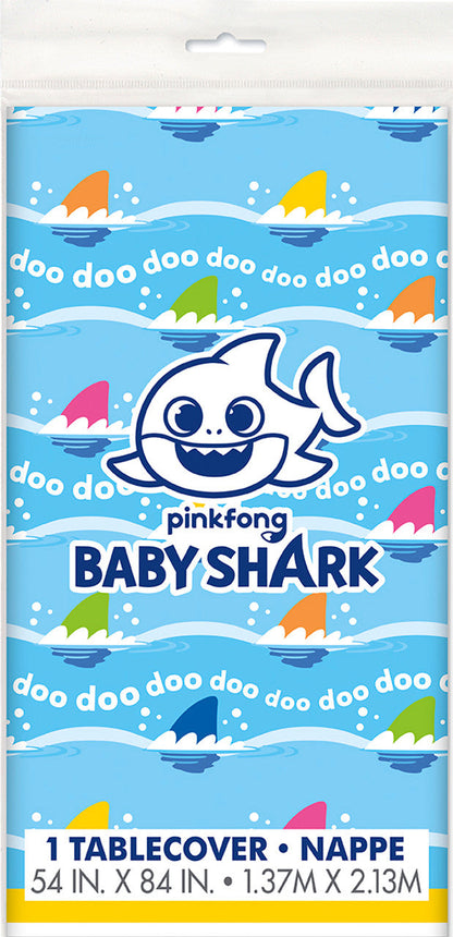 Baby Shark Rectangular Plastic Table Cover