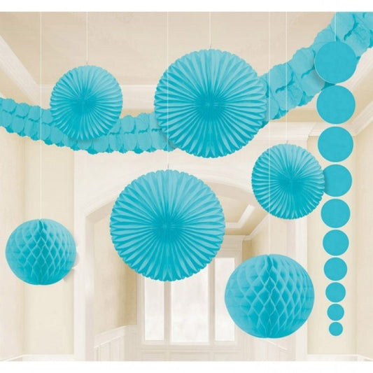 Caribbean Blue Room Decoration Kit