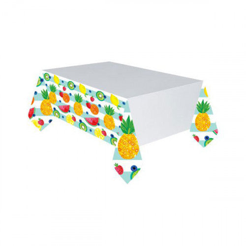 Hello Summer Plastic Tablecover 54in x 102in