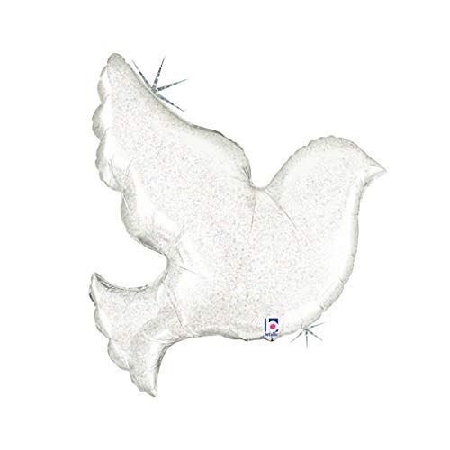 Betallic 34" Pearl White Dove Balloon