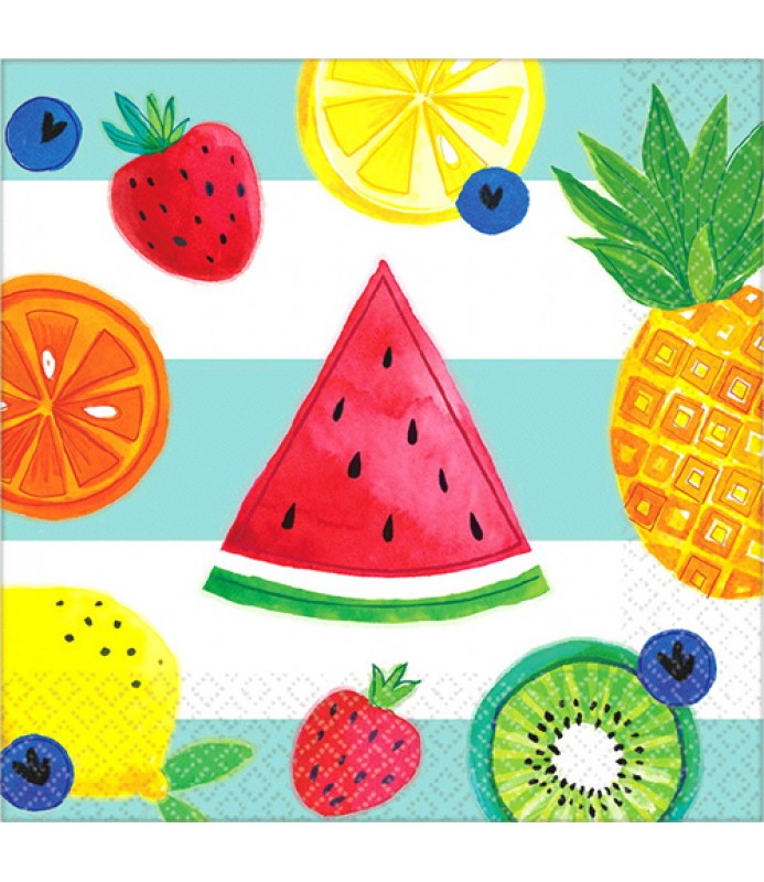 Hello Summer Beverage Napkins 16ct