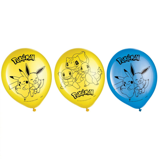 Pokemon™ 12" Latex Balloons 6ct