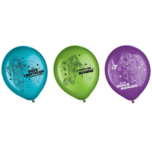 Lightyear 12" Latex Balloons 6ct