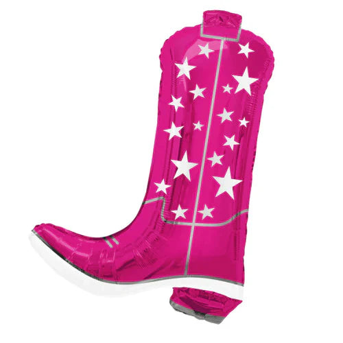 Tuftex 26" Cowgirly Boot Foil Balloon