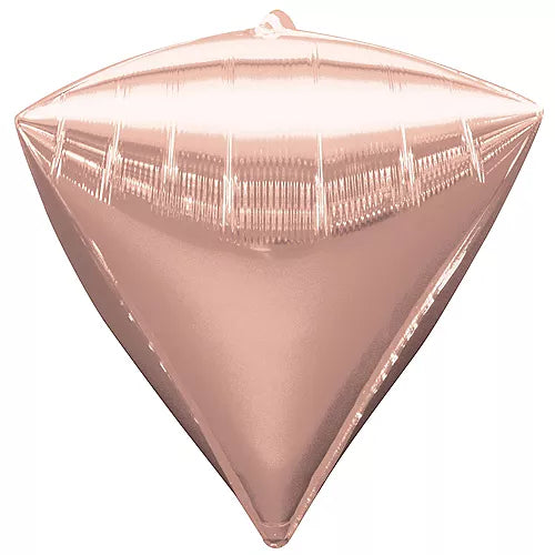 24" Rose Gold Triangular Foil Balloon