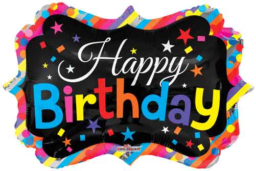 Conver USA 28" Happy Birthday Bright Marquee