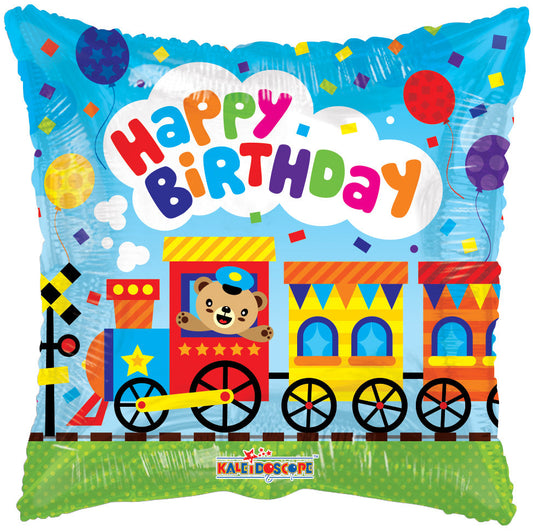 Conver USA 18" Birthday Choo Choo Train Gellibean Balloon