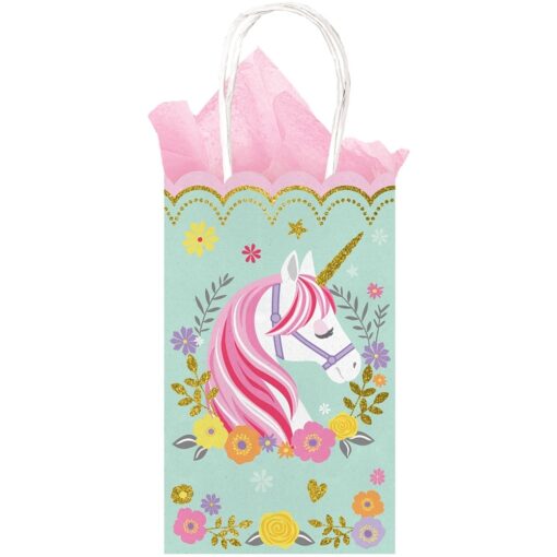 Magical Unicorn Gltr Small Cub Bags 10ct