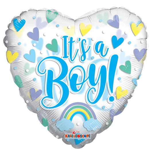 ConverUSA 18" It's A Boy Heart Balloon