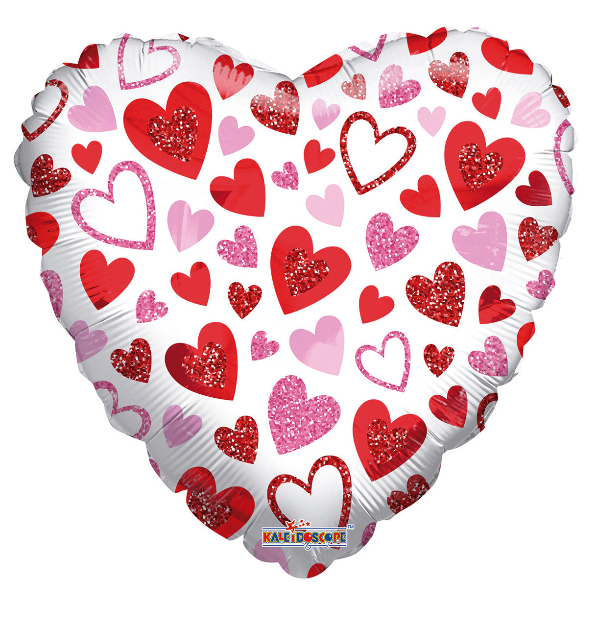 ConverUSA 18" Glitter Hearts Balloon