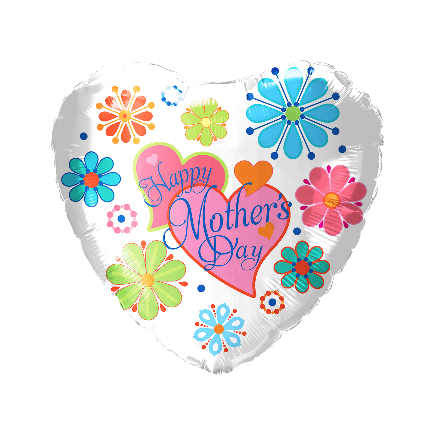 Party America 18" Happy Mother's Day Two Heart Balloon