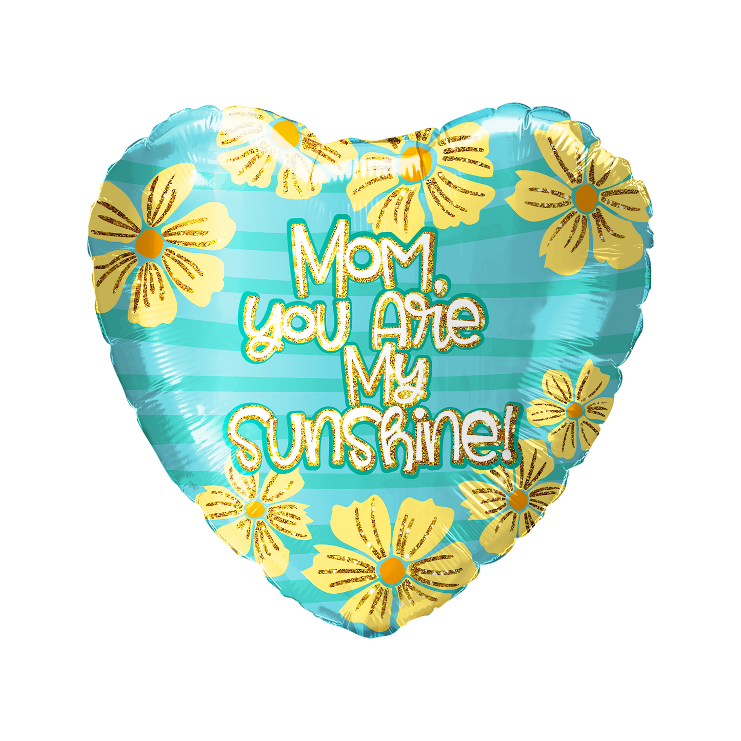 Party America 18" Mom you are My Sunshine Heart Balloon