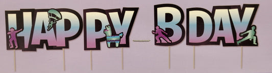 Battle Royal Happy B.Day Yard Sign