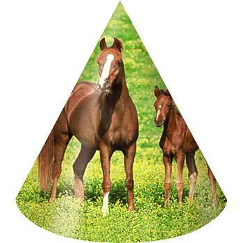 Wild Horses Party Hats 8ct