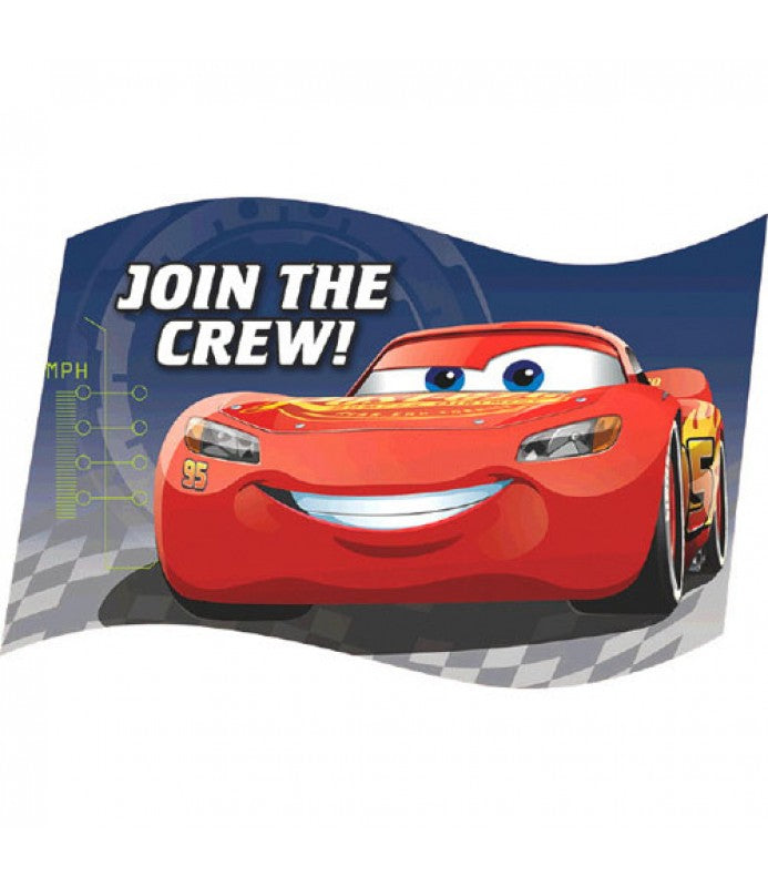 Cars 3 Invitation Set w/ Envelopes (8ct)