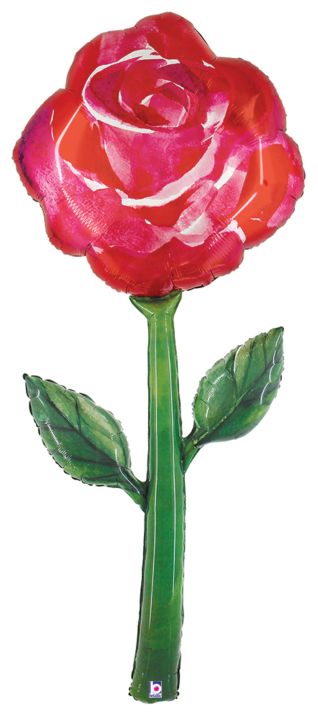 Betallic 5ft Red Rose Balloon