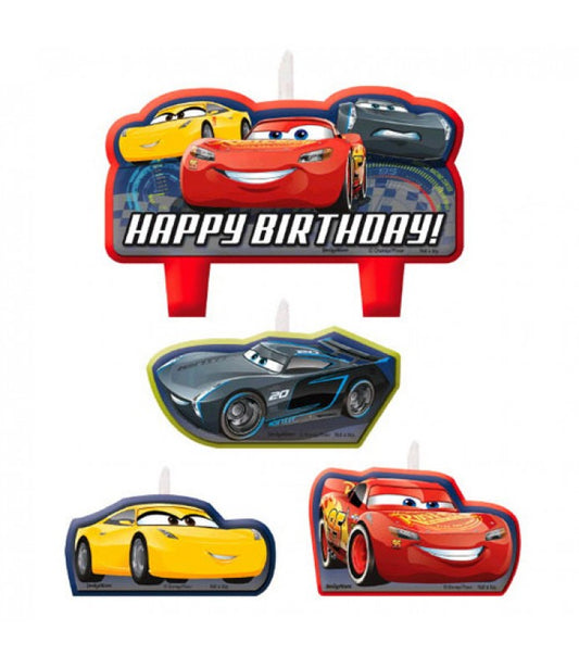 Cars 3 Mini Candle Set (4pc)