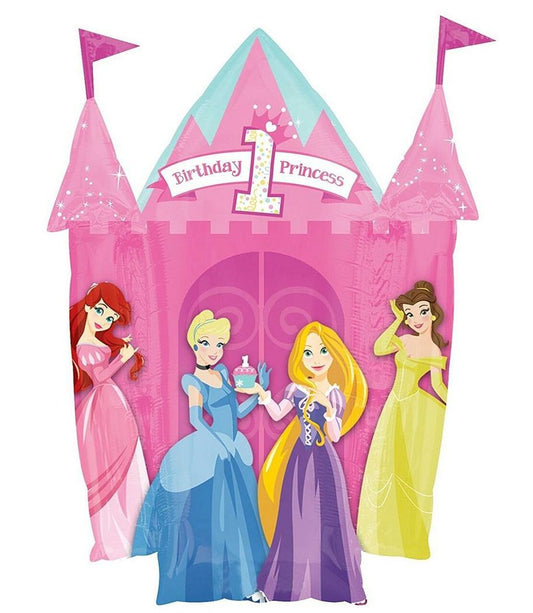 Anagram 35" Disney 1st Birthday Castle Balloon