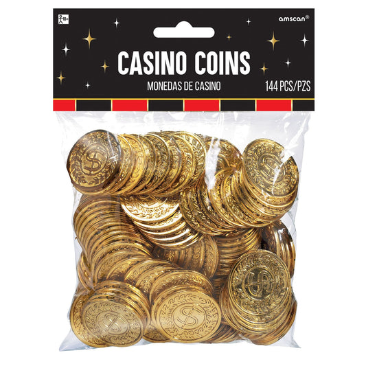 Casino Gold Coins 144ct