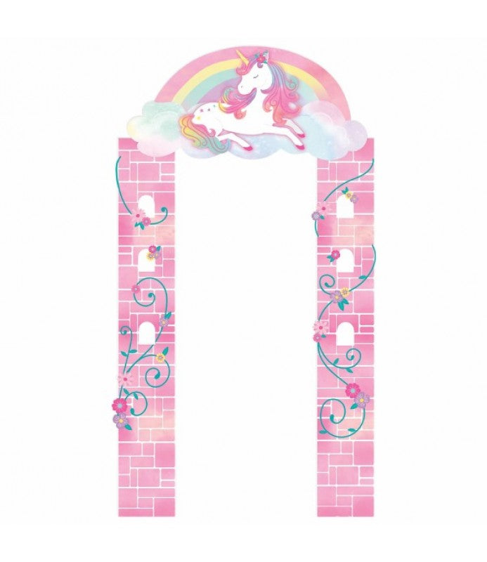 Unicorn Deluxe Doorway Entry Decoration 3pc