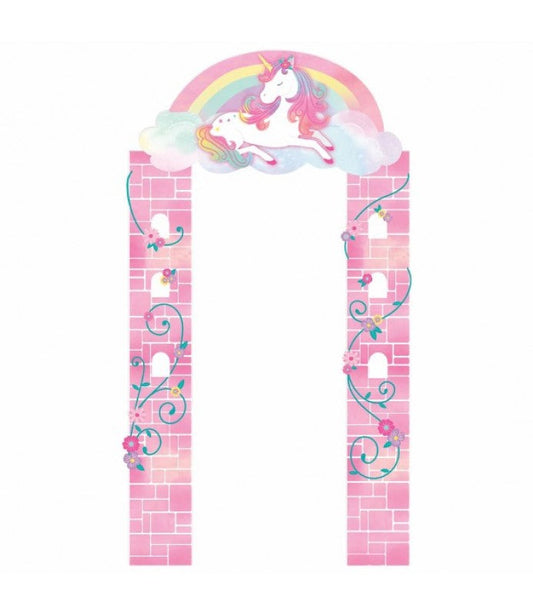 Unicorn Deluxe Doorway Entry Decoration 3pc