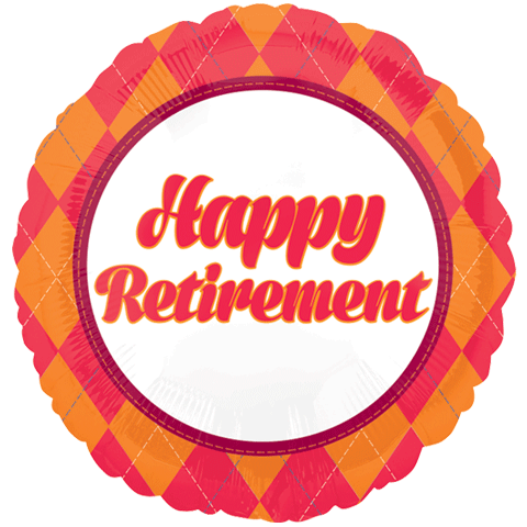 ValueLine 18" Happy Retirement Foil Balloon