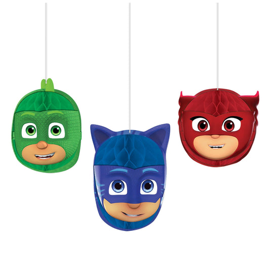 PJ Masks Honeycomb Decorations 3pc