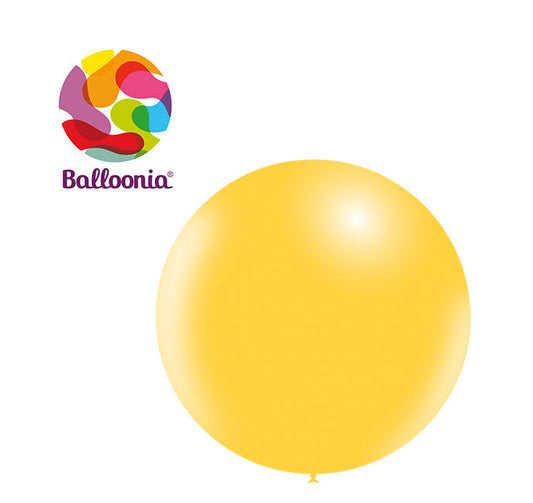 Balloonia 2ft Yellow Latex Balloon 5ct