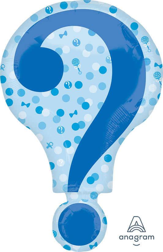 Anagram 28" Gender Reveal Question Mark Balloon