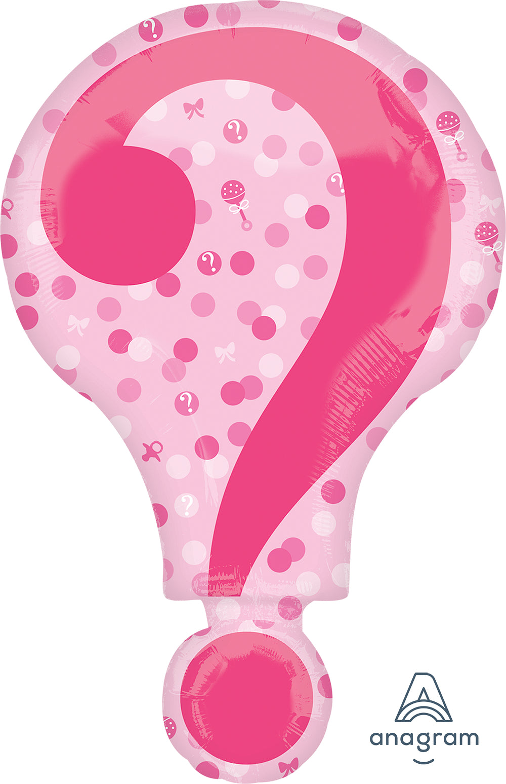 Anagram 28" Gender Reveal Question Mark Balloon