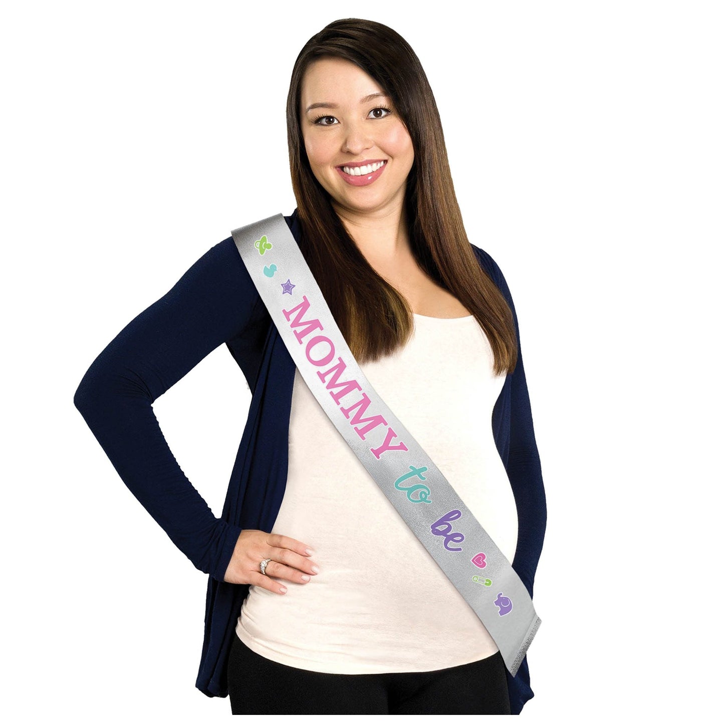 Mom-to-Be Foil Sash