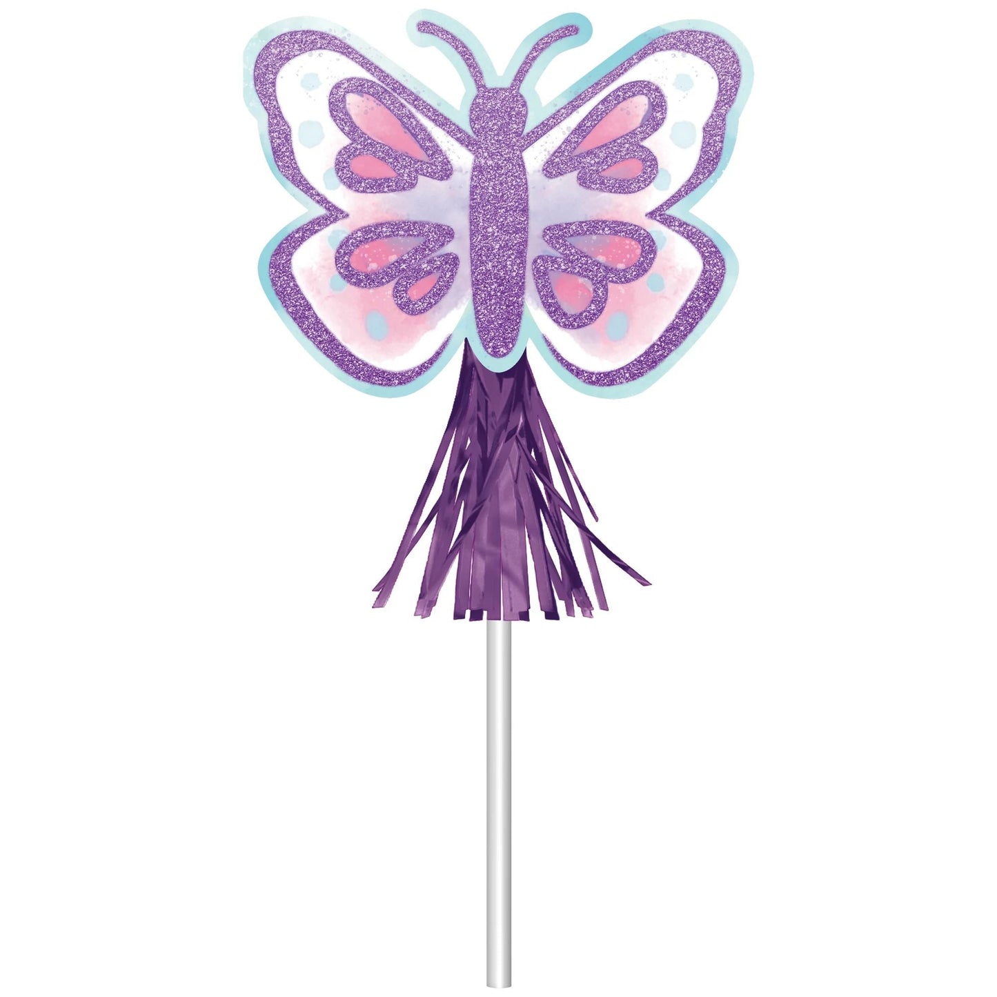 Flutter Paper Glitter Wands 8ct