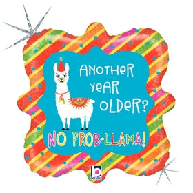 Betallic 18" Llama Happy Birthday Foil Balloon