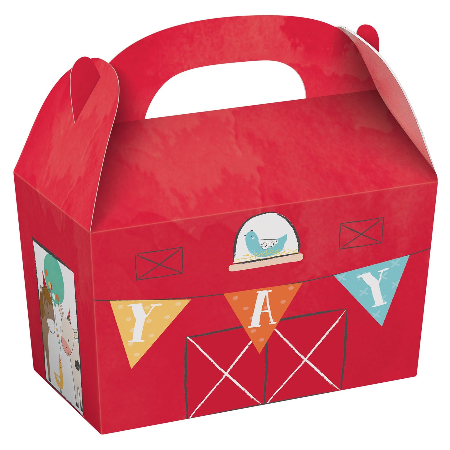 Barnyard Birthday Paper Treat Boxes