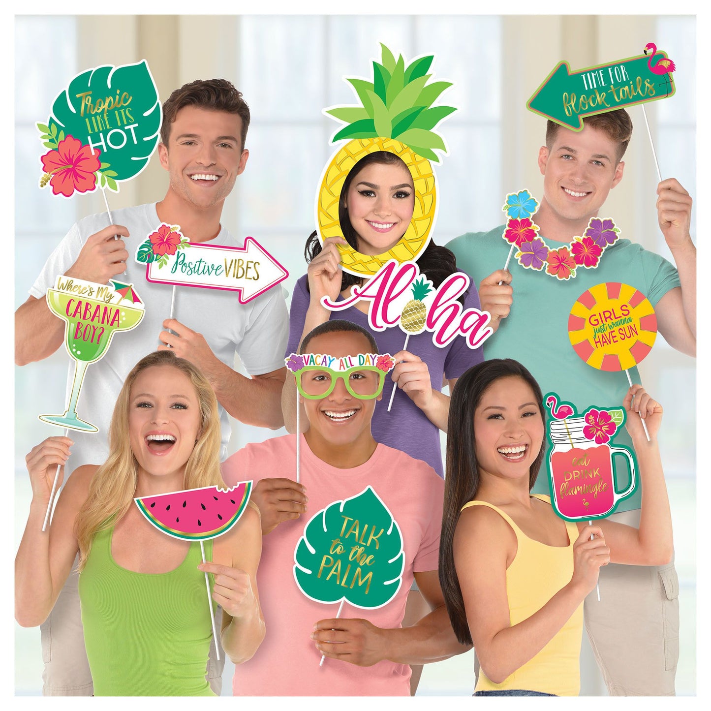 Aloha Jumbo Photo Props Kit