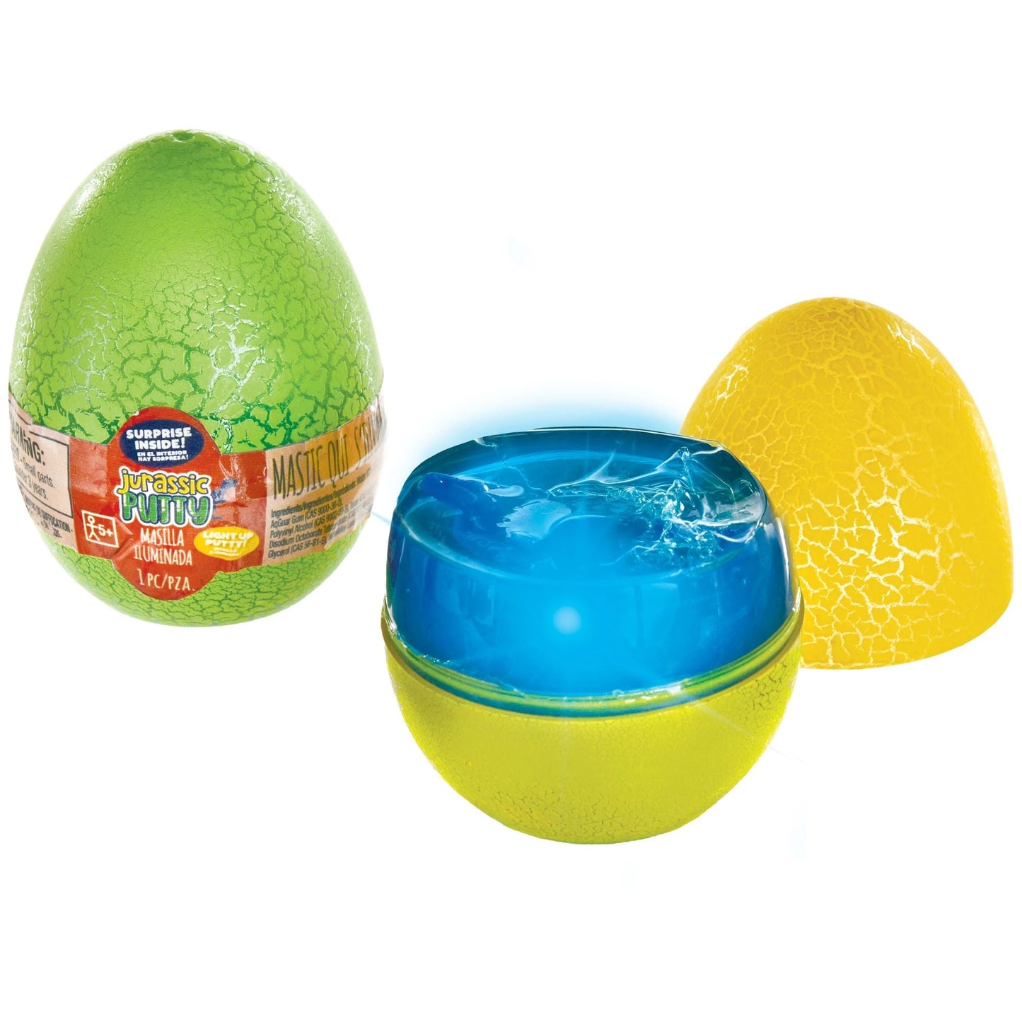 Light-up Dino Putty Egg Favor Assortment