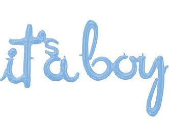 Anagram It's a Boy Blue Balloon