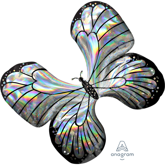 Anagram 30" Iridescent Butterfly Balloon