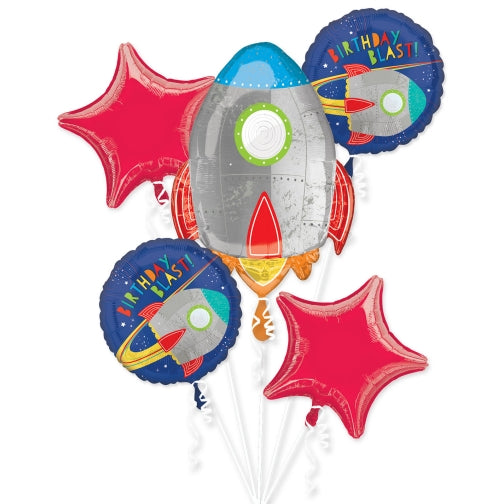 Anagram Blast Off Birthday Balloon Bouquet