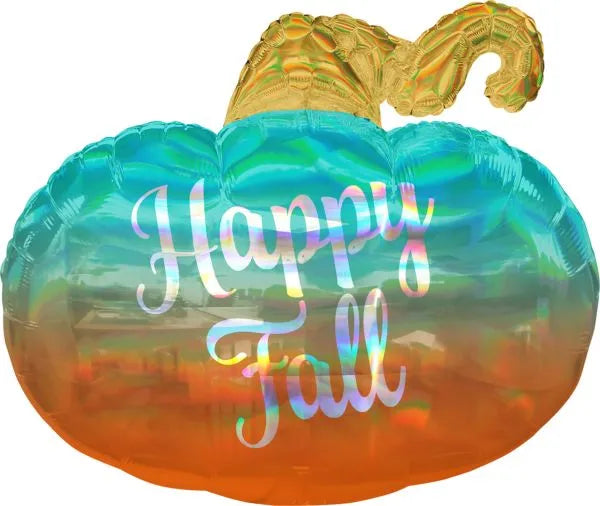 Anagram 29" Iridescent Ombre Pumpkin