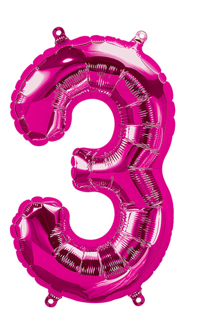 Party America 26" Fuchsia Numbers