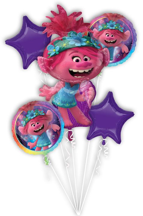 Anagram Trolls World Tour Balloon Bouquet